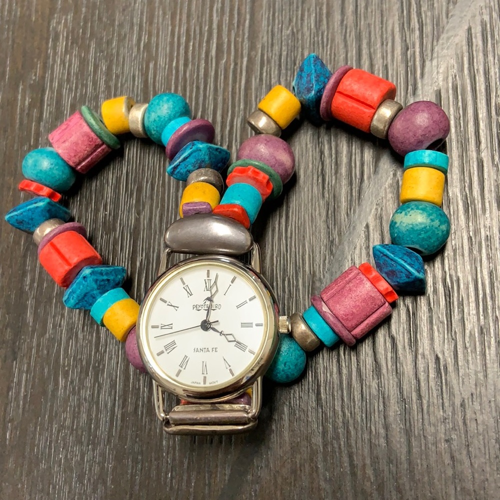 Peyote bird Santa Fe watch multi color